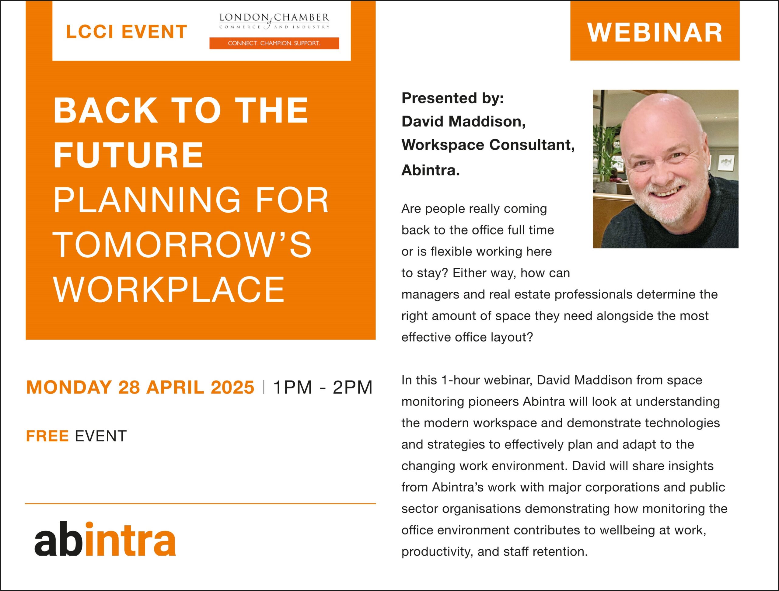 Free Webinar: Back To The Future – Planning For Tomorrow’s Workplace